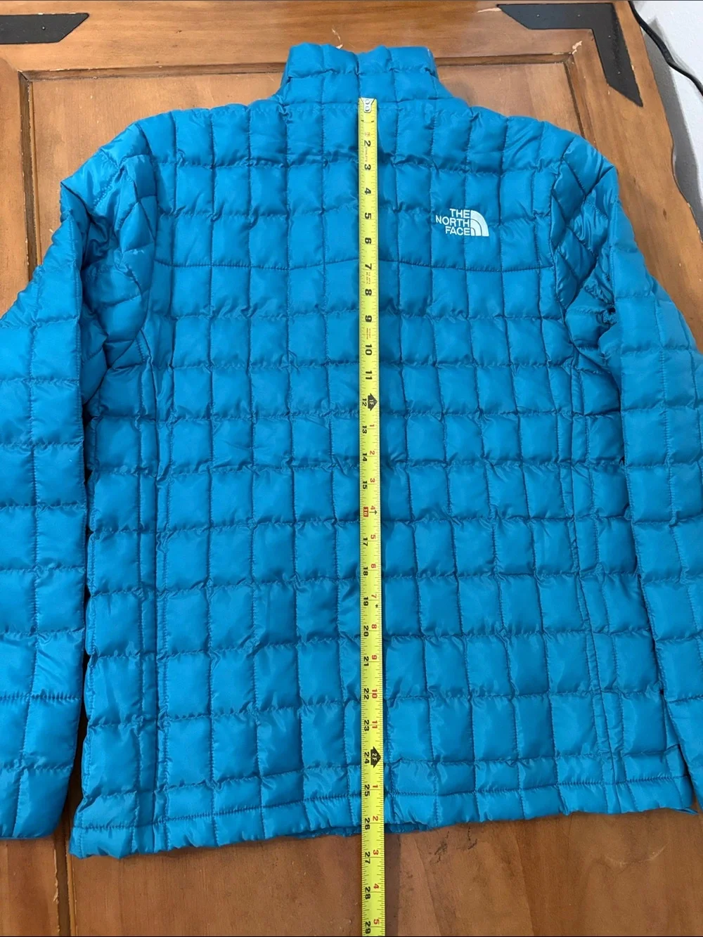 The North Face NWT Thermoball Insulated Teal Blue Quilted Puffer Jacket Size Med